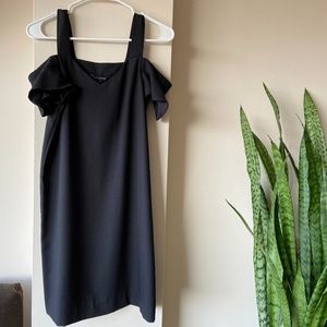 Banana Republic Cold Shoulder Flutter Dress